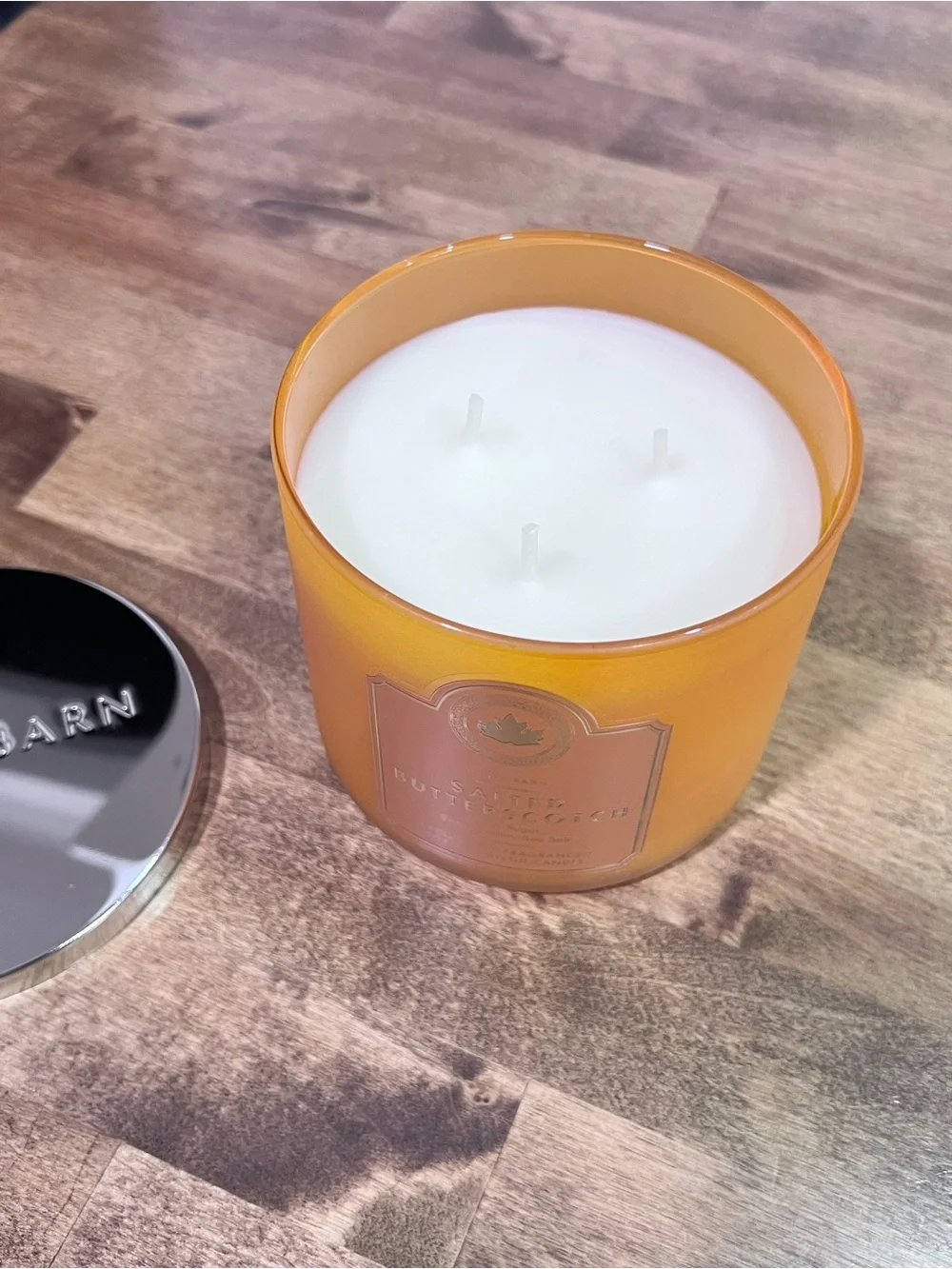 White Barn Salted Butterscotch Candle - Picture 2 of 2